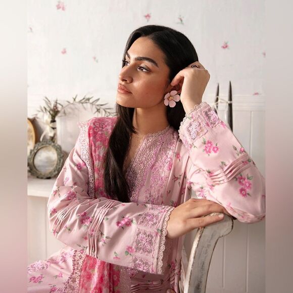 REPUBLIC WOMENSWEAR PAKISTANI LUXURY COUTURE AUTHENTIC DESIGNER DRESS 3 PIECE - Picture 3 of 5